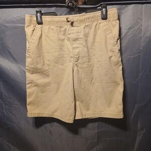 Wonder Nation Men's Beige Flat Front Shorts